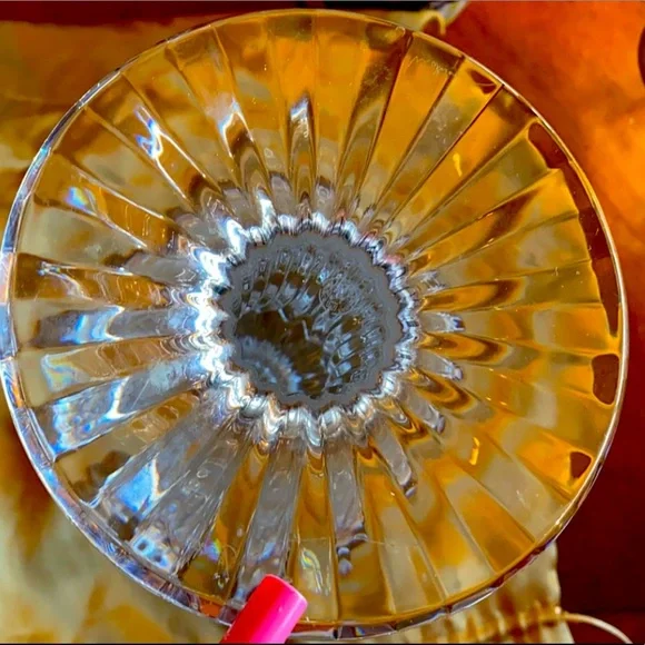 AUTHENTIC BACCARAT MILLE NUITS BOUGEOIR CRYSTAL CANDLESTICK SET OF TWO 2 - Picture 13 of 16